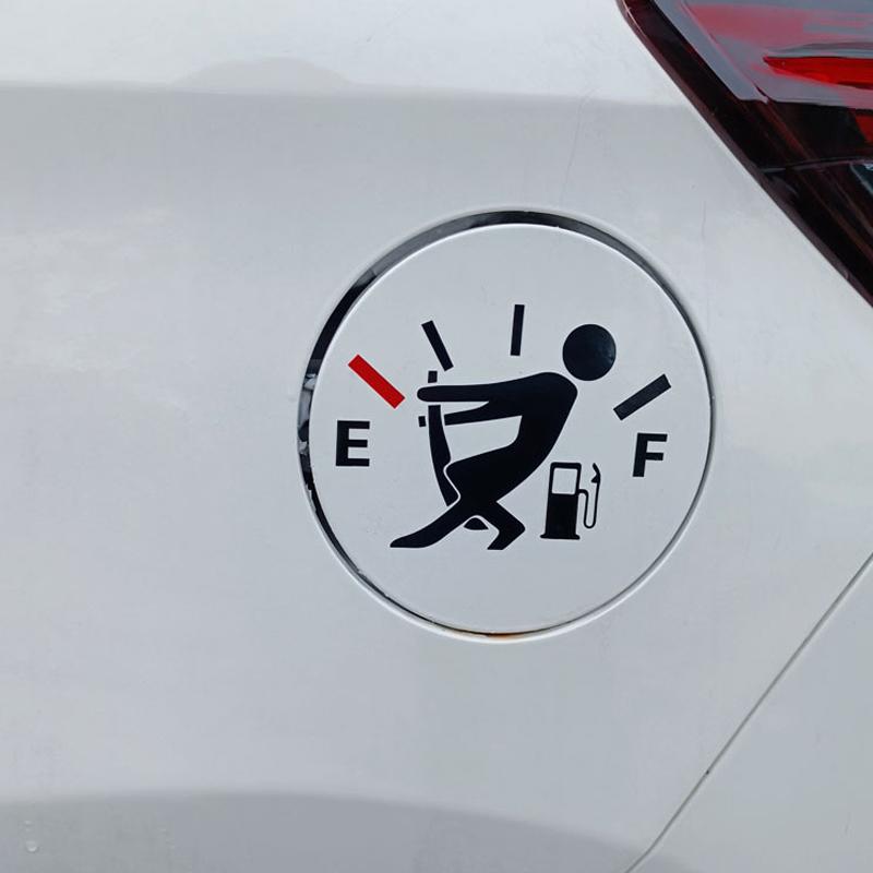 Новые 1 шт. забавные наклейки на автомобиль, наклейка с высоким расходом газа, указатель уровня топлива, пустые наклейки, водонепроницаемые наклейки на бак автомобиля для стайлинга автомобиля