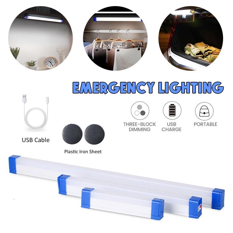 Multifunction USB Rechargeable Led Light Tube Magnetic Night Market Light Portable Emergency Camping Fishing Night Light