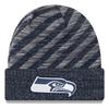 Bonnet D'hiver - New Era - NFL Sideline 2018 - Seattle Seahawks - Doublure Polaire - 100% Acrylique
