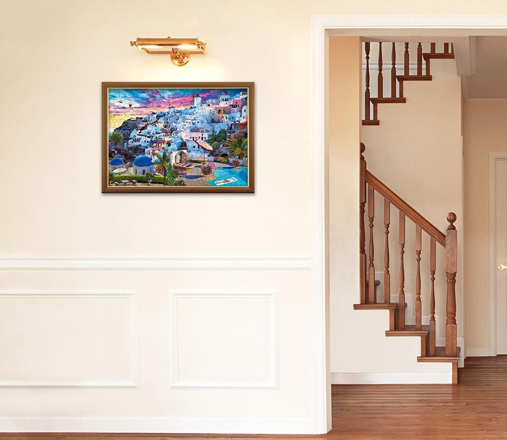 Пазл из 500 деталей Санторини на закате (38х53см)