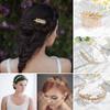 Bridesmaid Headwear Tiara Leaves Hair Bands Bride Headbands Metal Gold Leaf Wedding Hair Crown