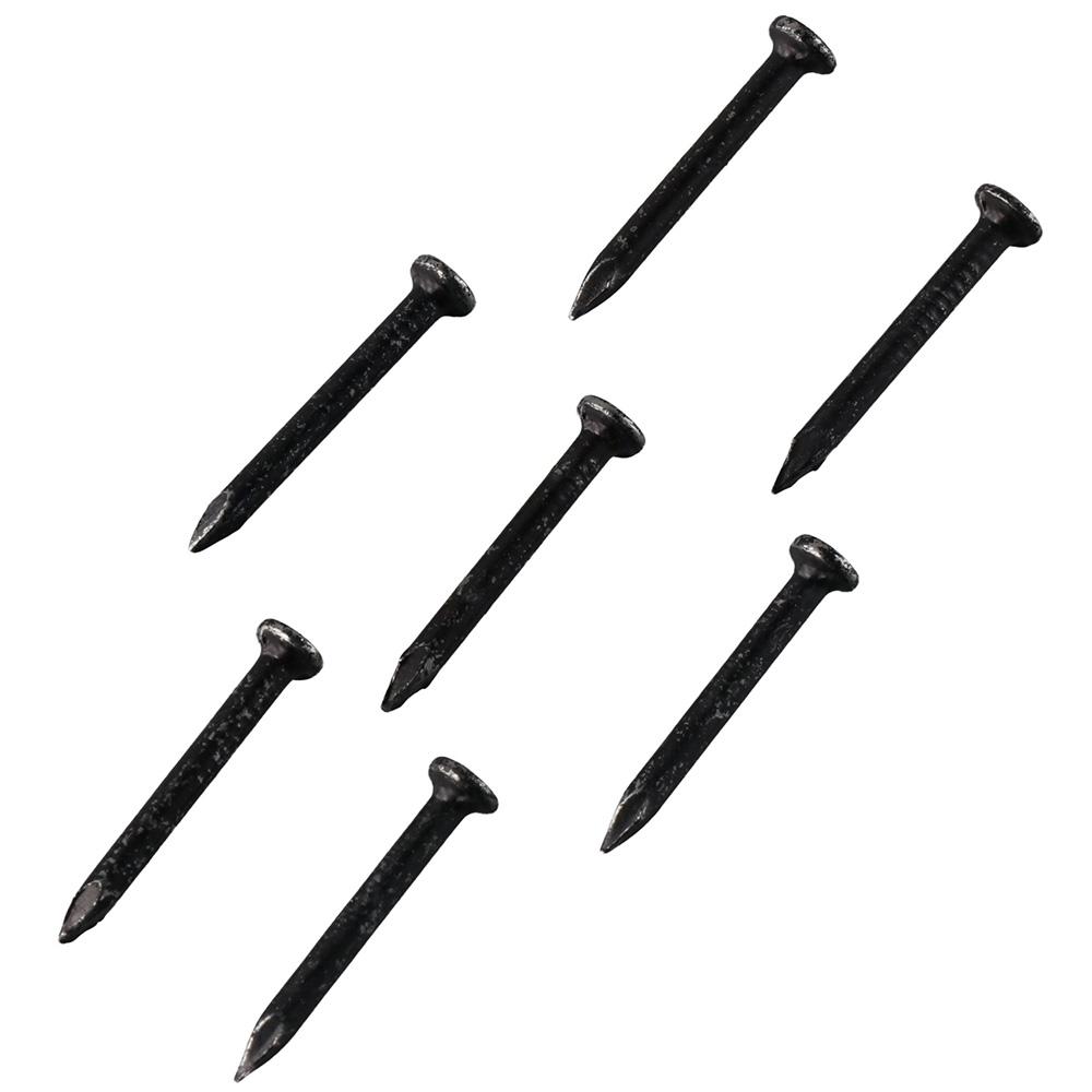 378 шт. черных цементных стальных гвоздей длиной 1 дюйм, высокопрочный крепеж для кирпича, бетона