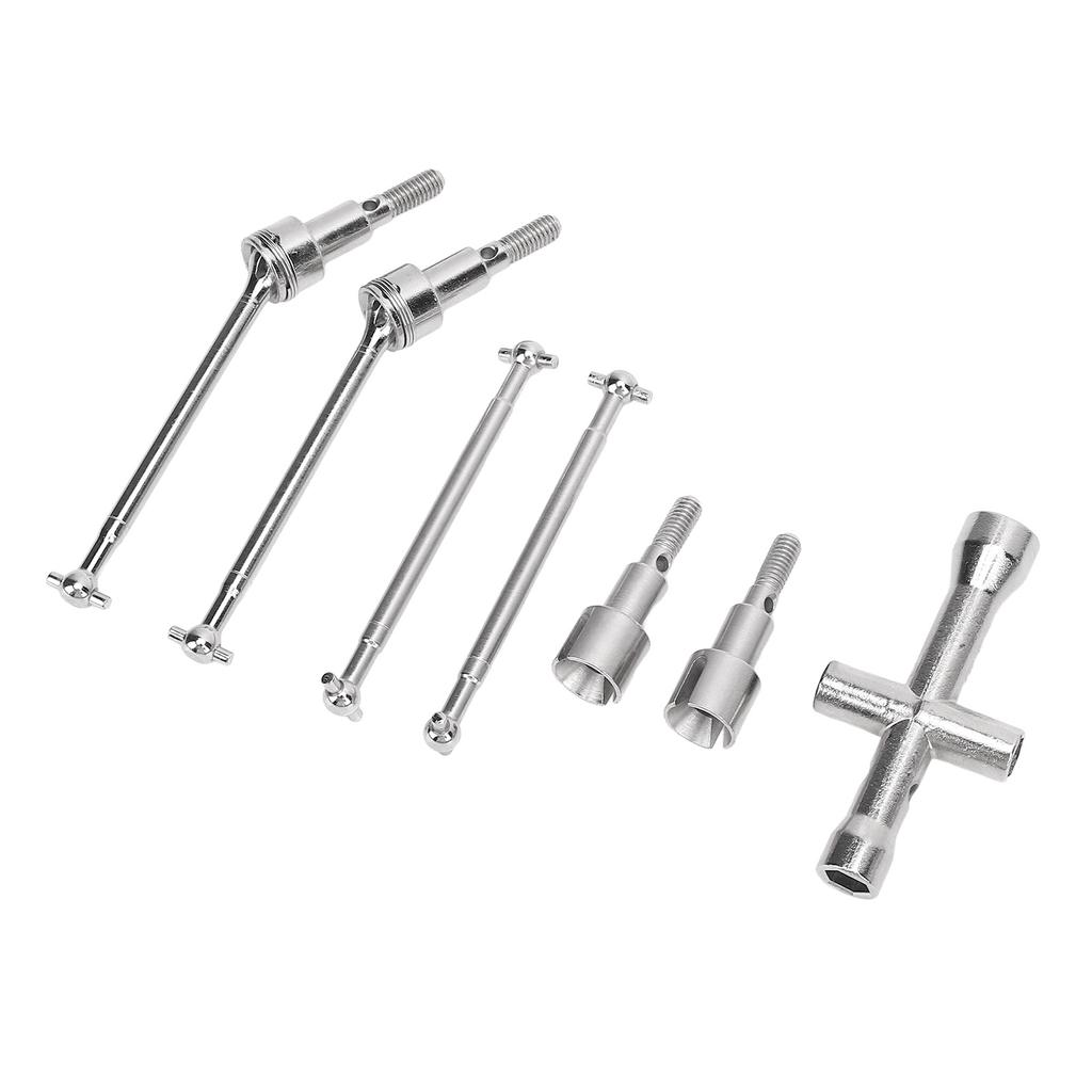 RC Car Drive Shaft Set 6312 Brushless Metal Front Rear Wheel Drive Axle Replacement for SCY 16101Pro 16210Pro