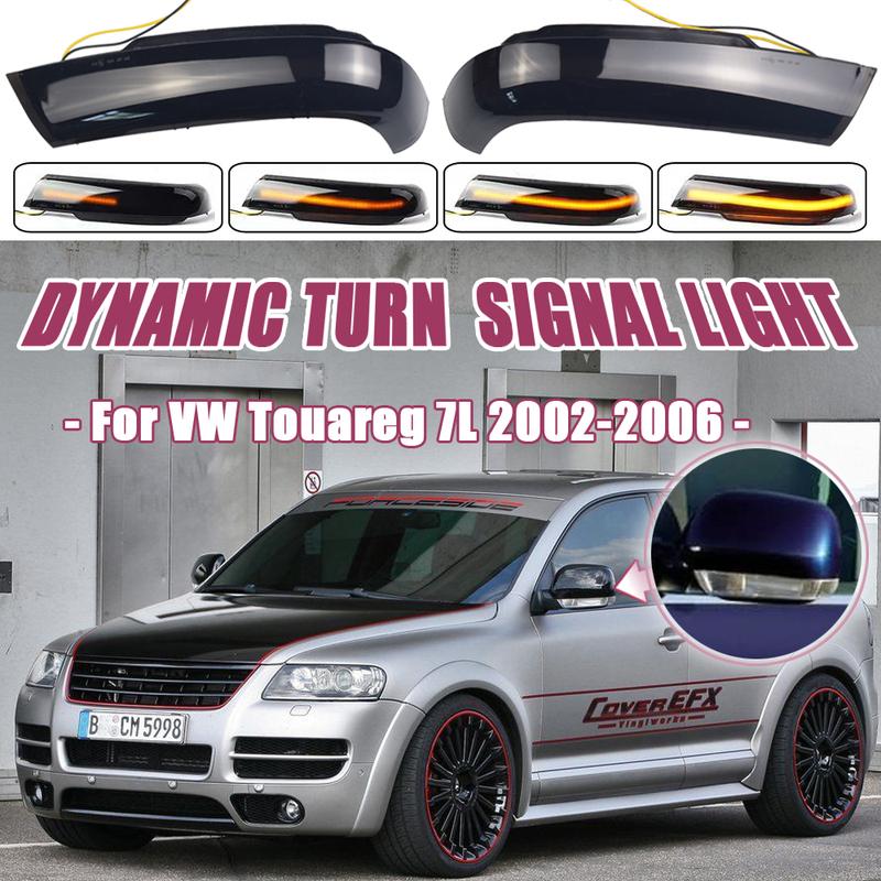 1 Set Dynamic Blinker For Volkswagen VW Touareg 7L 2002 2003 2004 2005 2006 Prefacelift Mirror Indicator Arrow LED Turn Signal