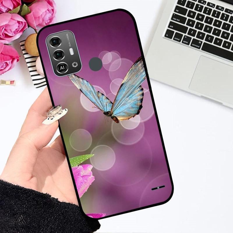 Чехлы Для ZTE Blade A53 Pro Милый Астронавт Модный Ударопрочный Мягкий Бампер Для ZTE Blade A53 Pro Coque Funda Цветочный Coque Оболочка