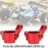 Aluminum Alloy Left Right Steering Cup Replacement Parts Fit for WL A959 A979 A969 1 18 RC CarRed
