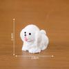 Resin Animal Figurines Cartoon Micro Landscape Ornaments Cute Dog Figurines Miniatures  Garden