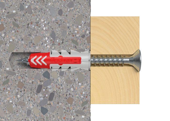 Chevilles Bi-matière DuoPower 6X30 Boîte De 100 - FISCHER - Zinc - Boîte De 100 - Bi-matière