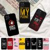 Don 'T Touch My Phone Phone Case For Iphone 8 7 6 6s Plus X Se 2020 Xr Xs 14 11 12 13 Mini Pro Max Mobile Case