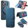 Для Magsafe Flip Leather Cover для iPhone 16 Pro Max 15 Plus 14Pro 13 12 11 Pro Max Съемный магнитный чехол-кошелек с держателем для карт