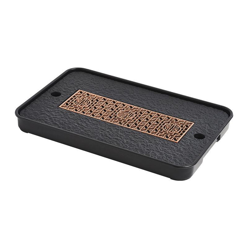 Легкий роскошный поднос для чайного столика, высококачественный китайский поднос для чая, чайный сервиз, дренажная доска для хранения воды, чайная доска