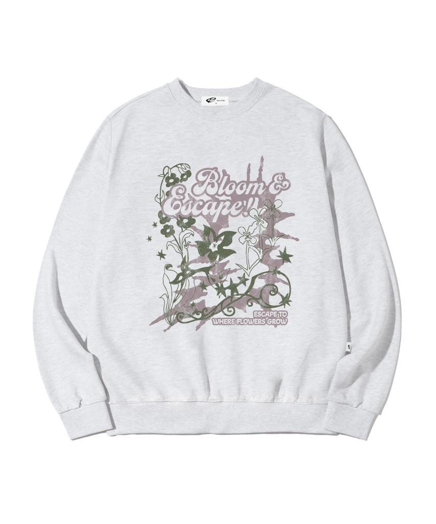 ESCAPEFROM Bloom Escf Print Sweatshirt [3 Colors]