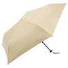 Потому что складной зонт 50 см УФ-фильтр примерно на 99,9% легкий зонт 120 г Для женщин и в дождь, и в солнечную погоду Тонкий Модный бежевый