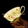 Light Luxury Bone China Teacup British Afternoon Tea Tea Set Coffee Cup Simple Luxury Cup Saucer Ceramic Exquisite