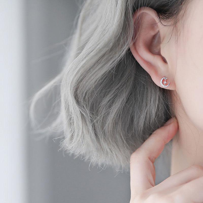 Серьги Moon Unicorn AB, простые асимметричные серьги для студенток