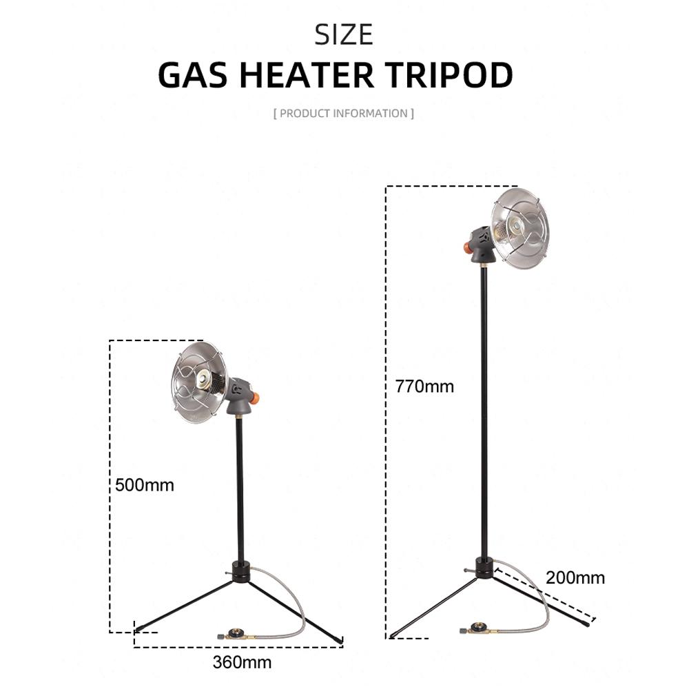 Портативная подставка для газового обогревателя, палатка для кемпинга, нагревательная плита, штатив, зимний теплый держатель для улицы