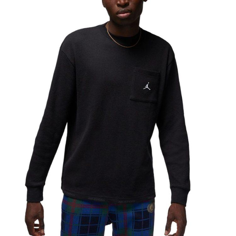 Jordan Мужская футболка AS M J ESS WINTER LS TOP Черная DV1586-010