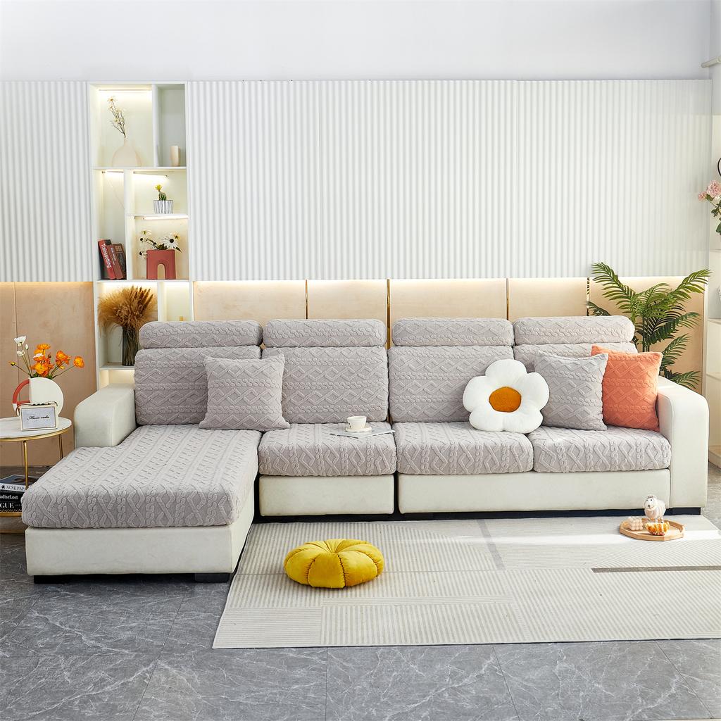 1 шт. эластичный универсальный чехол для дивана, чехол для дивана для домашних животных, бархатный секционный чехол для дивана (Наволочку и спинку необходимо приобретать отдельно.)