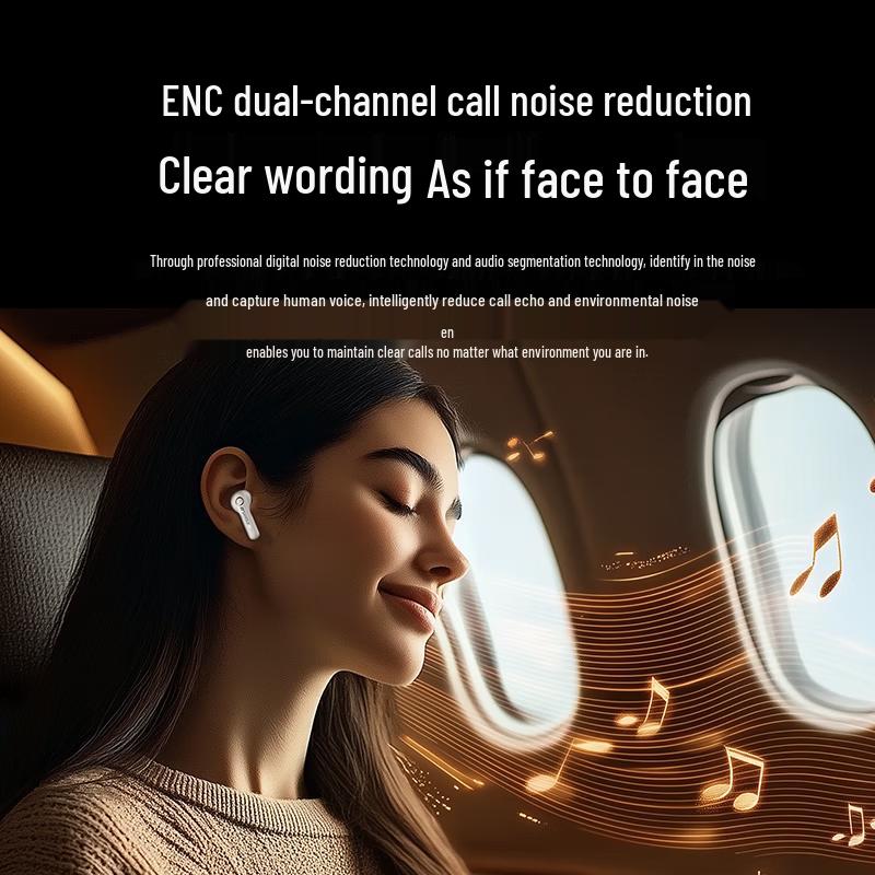 SANSUI W66 Wireless Noise-Cancelling Sports Earbuds