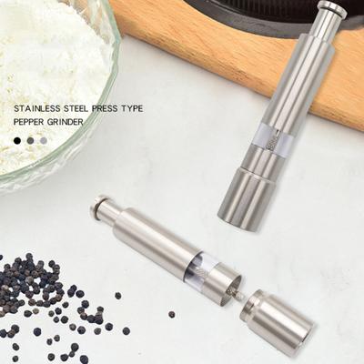 Измельчитель для специй и морской соли из нержавеющей стали с долговечной внешней пружиной и широким применением