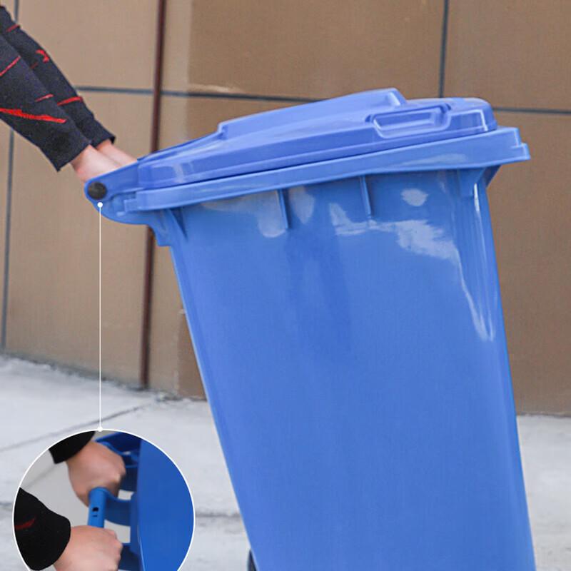 Commercial Outdoor Waste Bin with Foot Pedal