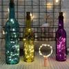 Wine Bottle Light With Cork LED String Lights Battery Fairy Lights Garland Christmas Party Wedding Bar Decoration