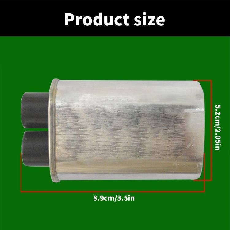 Конденсатор 2100 В переменного тока 0,95 мкФ Запчасти для ремонта микроволновых печей Конденсатор для духовки Подходит для микроволновых печей с простым подключением