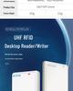915M UHF RFID Считыватель/Записывающее устройство USB Настольный выдатчик карт