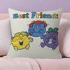 MrMen And LLittle MMiss Cushion  Cushion Cover Pillowcase Upholstery Sofa Throw Pillow Home Decor Pillowcas