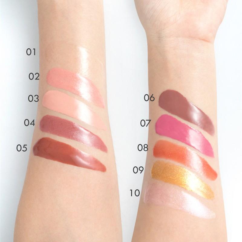 Зеркальная глазурь для губ Жемчужный блеск для губ Губная помада для пухлых губ Водостойкий стойкий блеск для губ Масло для губ