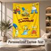 Wall Hanging Tapestry Art Cloth Bedroom Room Background DecorThe Simpsons