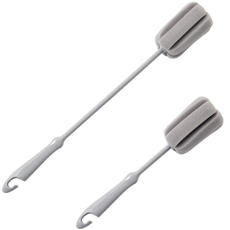 2493 Cup Cleaning Brush Long Handle Bottle Cleaning Sponge Milk Bottle Glass Cups Cleaner Household Glass Coffee TeaPot Brush