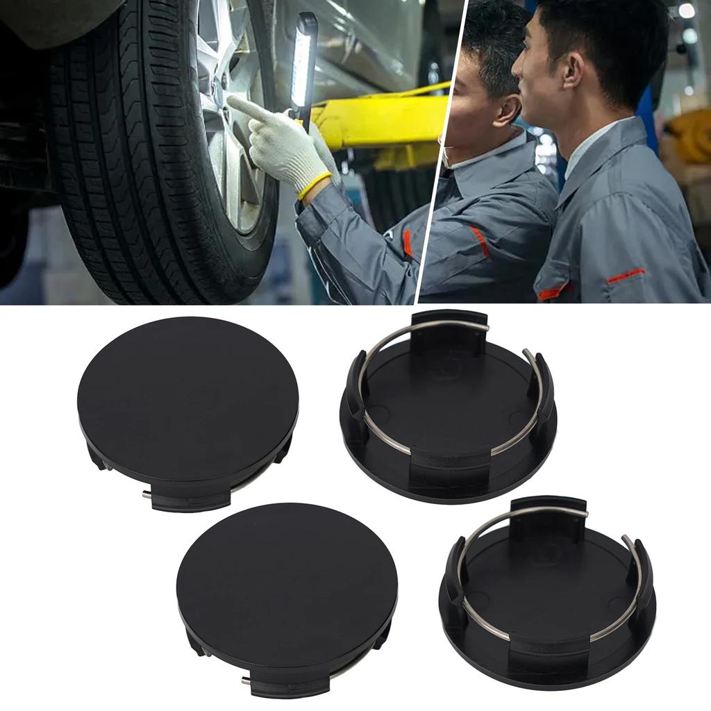 Practical High Quality Durable Car Wheel Center Cap Auto Parts Universal 2.24x0.67inch 4pcs ABS Car Decoration