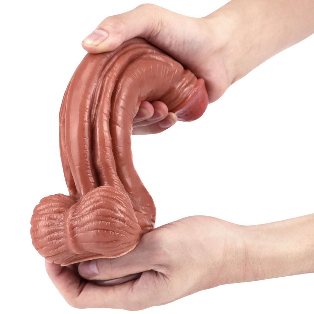 24 см, 6 цветов, большой черный член, анальная пробка, секс-игрушка для взрослых, фистинг, реалистичный пенис, БДСМ, страпон, член, привязка, женское доминирование, женский мастурбатор