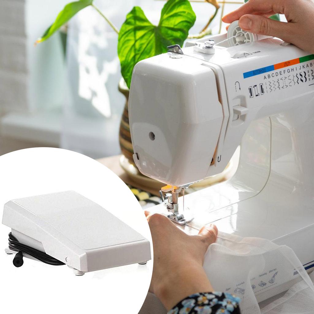 Plastic Sewing Machine Pneumatic Foot Pedal with Advanced Circuit Protection Pneumatic Footswitch Suitable for Safety