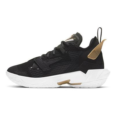 Air Why Not Zer0.4 GS Семейные Детские Кроссовки Черные Белые Металлик-Золото CQ9430-001
