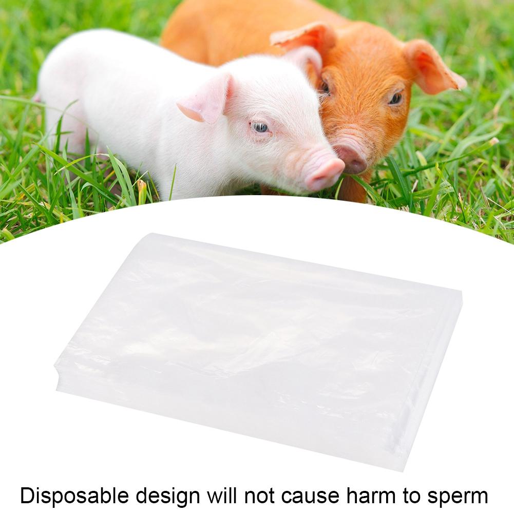 100 шт одноразовый искусственный мешок для сбора осеменения свиней оборудование (1L)