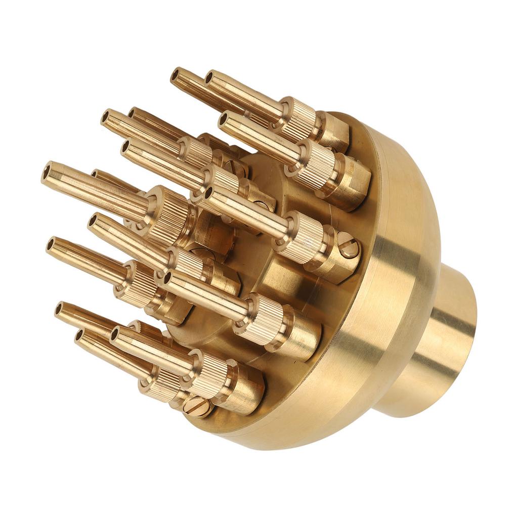 Fountain Nozzle Brass G2 Inch DN50 3 Tier Adjustable Column Water Fountain Nozzle Sprinkler Spray