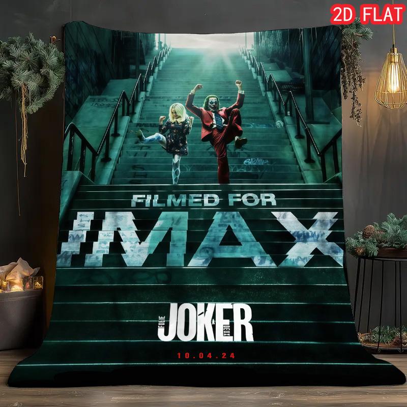 Joker Retro Design Blanket Lightweight Warm Comfortable for Bed Sofa Office Vintage Style Home Decor