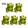 Small Novelty Items Mini Monkey Figurine, Funny Resin Frog Statue with Middle Finger Gesture, Sarcastic Humorous Office Pranks Prank Ornament