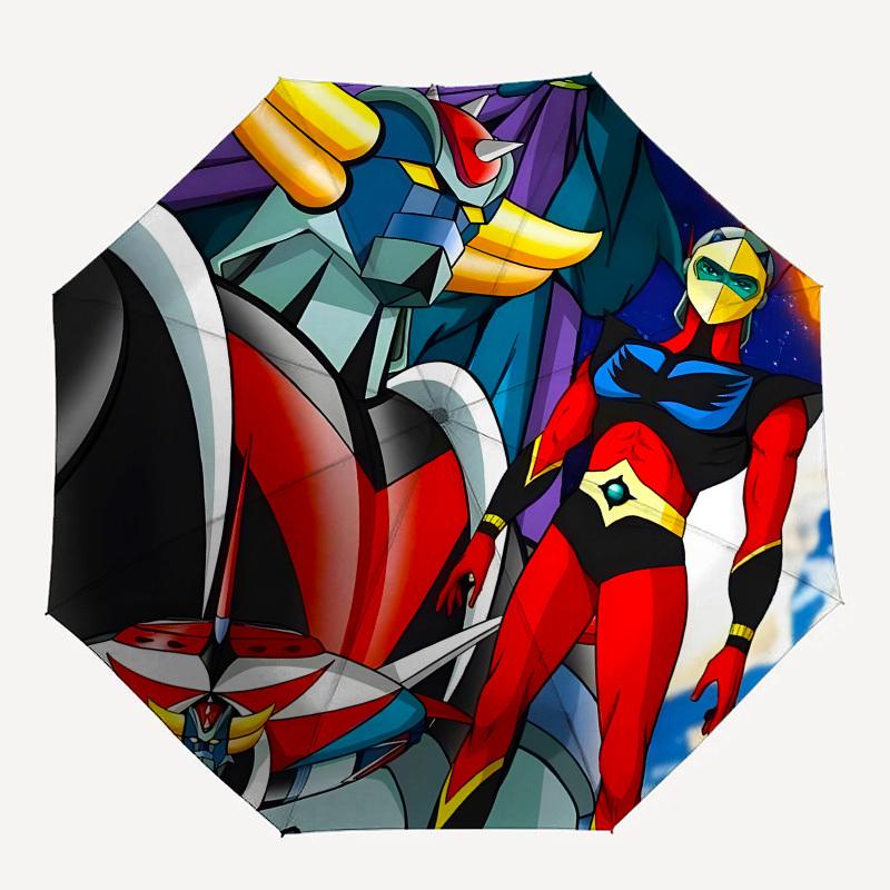 Robo Knight, Cosmic Guardian- Automatic Opening and Closing, 8-rib Structure Portable Umbrella, Suitable for Men and Women in All Seasons -