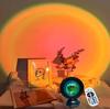 1pc Sunset Light Projector, Portable Home Atmosphere Light, Suitable for Living Room Wall Photography, Neon Lights