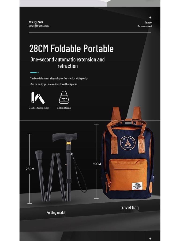 Телескопические треккинговые палки из алюминиевого сплава, складные палки для ходьбы по бездорожью для использования на открытом воздухе и для поддержки пожилых людей
