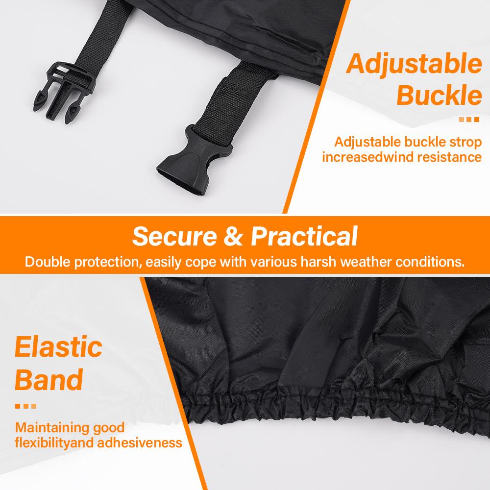 Чехол для мотоцикла Всесезонный Пылезащитный Защищающий от УФ-лучей Чехол для мотоцикла Водонепроницаемый Уличный Внутренний Чехол для скутера из износостойкой ткани