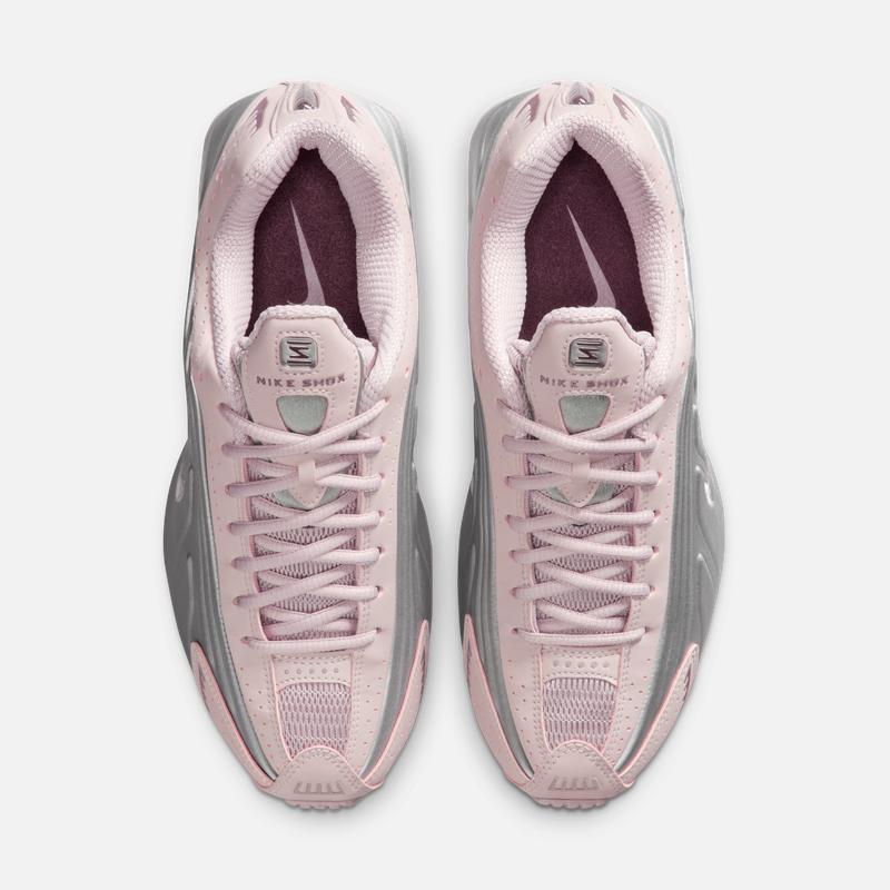 Nike Женские дышащие кроссовки на воздушной подушке с высоким каблуком для лета, амортизирующие, фитнес-обувь - NIKE SHOX R4 AR3565
