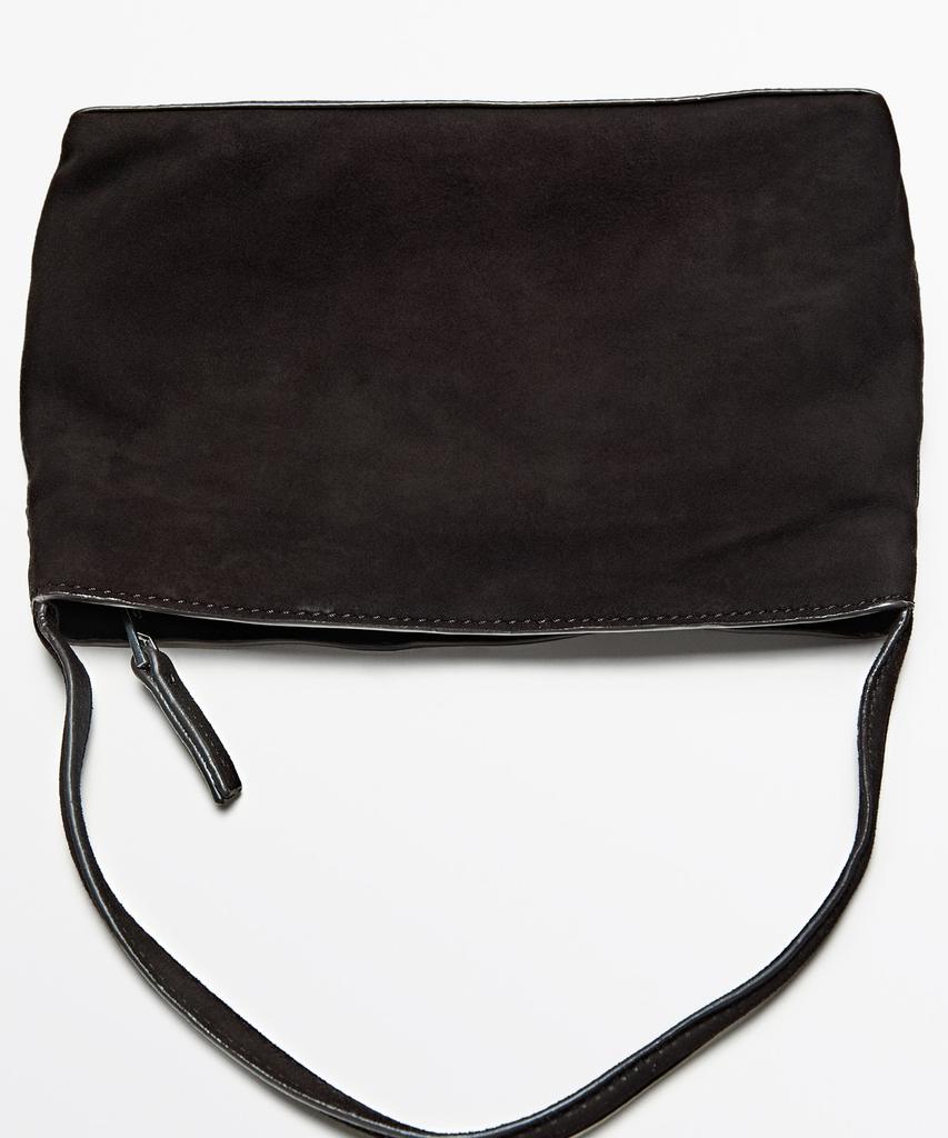 Massimo Dutti Split Suede Small Shoulder Bag