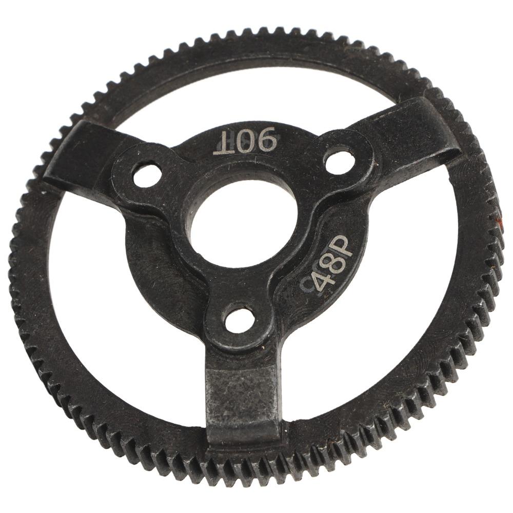 Balck Steel Pinion Gear Set Steel Upgrade Gear Gea Set for Traxxas 2WD 1/10 RC Car RC Car Upgrades