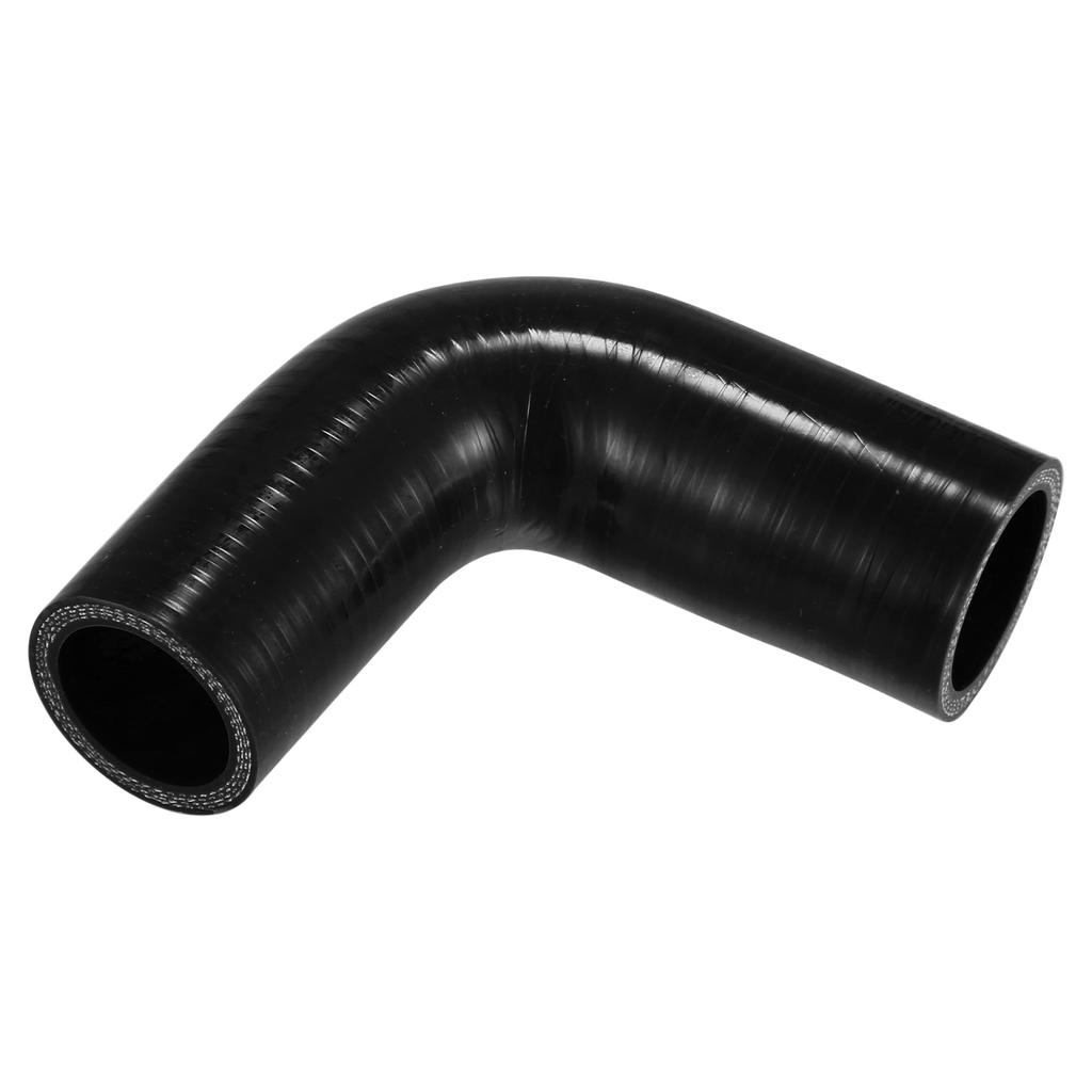 X AUTOHAUX 1pcs 32mm/1.26"-35mm/1.38" Inner Diameter 90mm/3.54" Length 90 Degree Black Car Silicone Hose Hose Universal