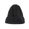 Trendy Twists Knitted Hat Elastic Woolen Hat Versatile Winter Pullover Cap  Outdoor