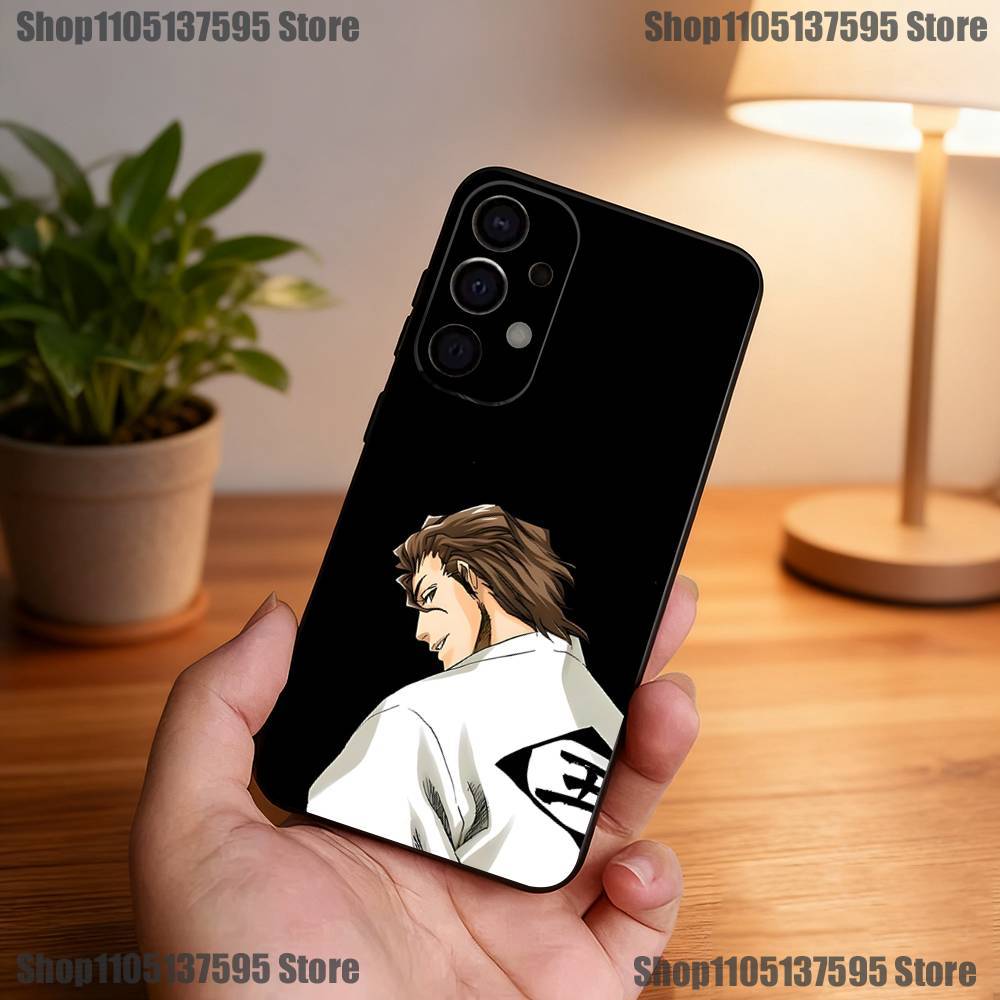 Горячий А-Айзен С-Соуске Аниме Чехол для Телефона Для Samsung S25,S24,S21,S22,S23,S30,Ultra,S20,Plus,Fe,Lite,5G Черный Чехол